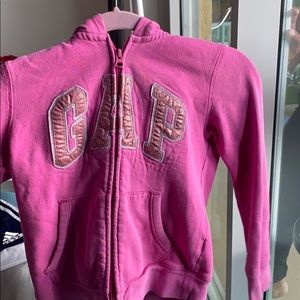 gap neon pink jacket